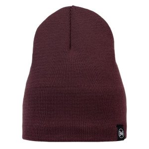 Czapka BUFF KNITTED & FLEECE BAND BEANIE LILON SHORT BURGUNDY. Czerwone czapki Buff, bez wzorów, sportowe. W wyprzedaży za 83,93 zł.