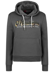 Maison Montaigne Bluza "Folimai" w kolorze antracytowym rozmiar: S. Czarne bluzy Maison Montaigne, s, bez wzorów, z kapturem. Za 83,42 zł.