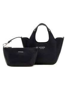 Guess Shopper bag w kolorze czarnym - 46 x 28 x 13 cm rozmiar: onesize. Czarne shopper bag Guess, z aplikacjami, z materiału, przez ramię, bez dodatków. Za 505,13 zł.