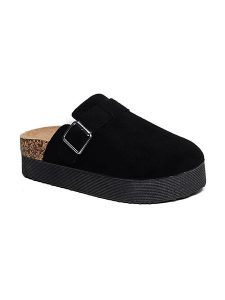 Sixth Sens Klapki w kolorze czarnym rozmiar: 40. Czarne klapki Sixth Sens, bez wzorów, z otwartym noskiem, bez obcasa. Za 47,94 zł.