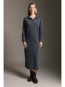 Cotton Candy Sukienka w kolorze antracytowym rozmiar: S. Czarne sukienki Cotton Candy, na co dzień, s, bez wzorów, bez kołnierzyka, bez ramiączek, maxi, proste. Za 183,15 zł.