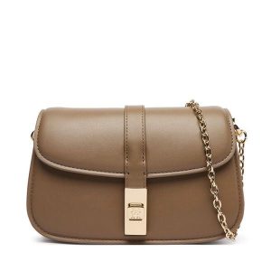 Torebka Tommy Hilfiger. Brązowe torebki klasyczne TOMMY HILFIGER, bez wzorów, bez dodatków. Za 529,99 zł.