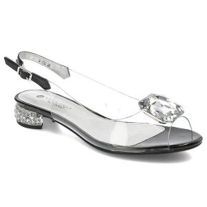 Czarne Sandały Sca'Viola Damskie Eleganckie Obuwie. Czarne sandały Sca'viola, bez wzorów, ze skóry ekologicznej, bez obcasa, na obcasie, bez zapięcia. Za 349,00 zł.