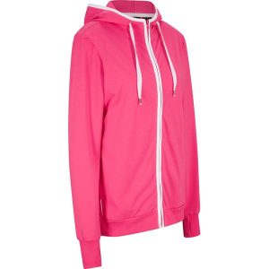 Bluza rozpinana z bawełny ze stretchem. Czarne bluzy bonprix, bez wzorów, z bawełny, z kapturem. Za 119,99 zł.