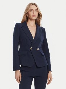 Rinascimento Marynarka CFC0126221003 Granatowy Slim Fit. Niebieskie marynarki i żakiety Rinascimento, xl, bez wzorów, z syntetyku. Za 579,99 zł.