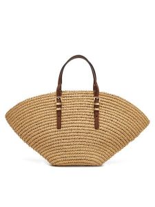 MICHAEL Michael Kors Torebka 30S5G9FT1W Beżowy. Brązowe torebki klasyczne MICHAEL Michael Kors, bez wzorów, z syntetyku, bez dodatków. Za 679,99 zł.