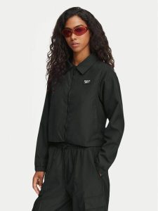 Reebok Kurtka koszulowa Marcia RK25703CCW Czarny Regular Fit. Czarne kurtki Reebok, xl, bez wzorów, z syntetyku, bez kaptura. Za 202,99 zł.