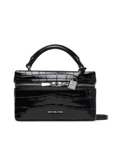 MICHAEL Michael Kors Torebka Jana 32F5SQ1C0E Czarny. Czarne kuferki MICHAEL Michael Kors, bez wzorów, ze skóry, bez dodatków. Za 1 019,00 zł.