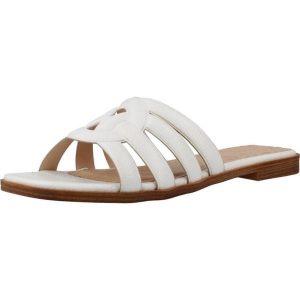 Sandały MTNG 59623M Biały. Białe sandały mtng, bez wzorów, z syntetyku, bez obcasa, bez zapięcia. Za 126,99 zł.