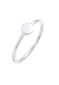 Elli Damski pierścionek do łączenia Geo Basic Trend Blogger w srebrze 925 Sterling Silver Pierścionki 1 ct. Szare pierścionki Elli, srebrne. Za 211,64 zł.