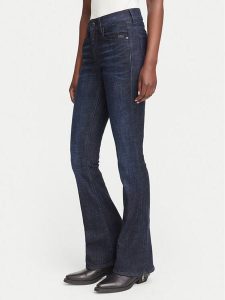 G-Star Raw Jeansy 3301 D21290-C051 Niebieski Flared Fit. Niebieskie jeansy G-Star, bez wzorów, z bawełny. Za 469,99 zł.