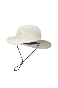 Kapelusz turystyczny Waterproof Wide Brimmed Hat CYY2511FS012. Białe kapelusze NATUREHIKE, bez wzorów, z materiału. Za 219,99 zł.