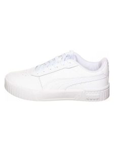 Adidas Skórzane sneakersy "Carina 2.0" w kolorze białym rozmiar: 41. Białe trampki ADIDAS, bez wzorów, bez zapięcia. Za 89,95 zł.