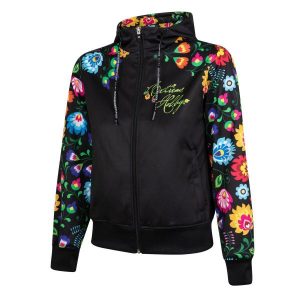 Bluza damska sportowa rozpinana z kapturem EXTREME HOBBY FOLK. Czarne bluzy EXTREME HOBBY, m, bez wzorów, z poliesteru, z kapturem. Za 259,00 zł.