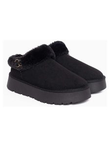 ISLAND BOOT Botki "Insha" w kolorze czarnym rozmiar: 37. Czarne botki Island Boot, bez wzorów, z materiału, bez obcasa, na platformie, bez zapięcia. Za 175,26 zł.