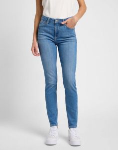 LEE DAMSKIE SPODNIE JEANSOWE SCARLETT HIGH OUTER LIMIT 112359639 L626016290. Jeansy Lee, bez wzorów, z jeansu. Za 219,99 zł.