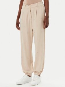 Liu Jo Sport Spodnie dresowe TA5193 J5942 Beżowy Relaxed Fit. Brązowe spodnie dresowe Liu Jo Sport, s, bez wzorów, z bawełny. Za 359,99 zł.