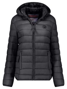 ANAPURNA Kurtka pikowana "Akitalana Hood" w kolorze czarnym rozmiar: L. Czarne kurtki ANAPURNA, l, bez wzorów, bez kaptura. Za 156,61 zł.