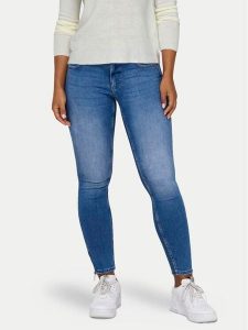 ONLY Jeansy Kendell 15278378 Niebieski Skinny Fit. Niebieskie jeansy ONLY, bez wzorów, z bawełny. Za 199,99 zł.