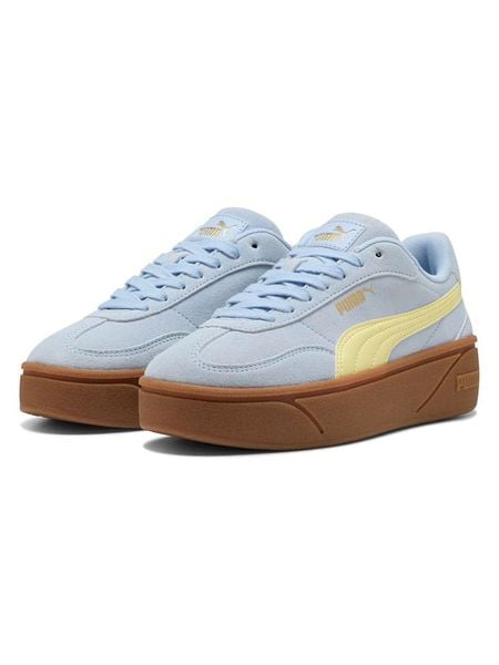 Puma Skórzane sneakersy "Club II Era" w kolorze błękitno-żółtym rozmiar: 38. Niebieskie trampki Puma, bez wzorów, bez zapięcia. Za 170,07 zł.