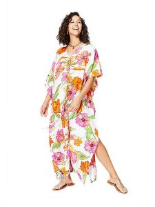 Ipanima Sukienka w kolorze białym ze wzorem rozmiar: 34-40. Białe sukienki Ipanima, bez wzorów, bez kołnierzyka, bez ramiączek, maxi. Za 78,99 zł.