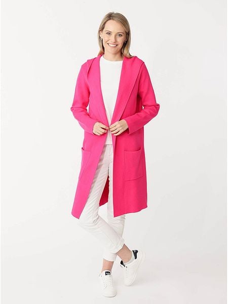 Zwillingsherz Kardigan "Janina" w kolorze różowym rozmiar: L/XL. Różowe kardigany Zwillingsherz. Za 208,99 zł.