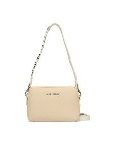 Valentino Torebka Alexia Summer VBSA0D09 Beżowy. Brązowe listonoszki Valentino, bez wzorów, ze skóry, bez dodatków. Za 549,99 zł.