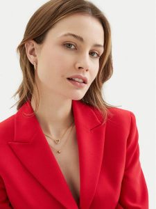 Guess Naszyjnik JUBN05 026JW Złoty. Żółte naszyjniki Guess, metalowe. Za 249,99 zł.