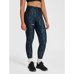 Damskie legginsy Hummel AOP Hiit Intensity. Niebieskie legginsy Hummel, bez wzorów. Za 300,50 zł.