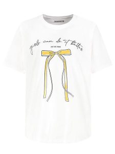 Sublevel Koszulka w kolorze białym rozmiar: S. Białe bluzki Sublevel, s, bez wzorów, z bawełny, bez kołnierzyka, bez ramiączek. Za 52,67 zł.