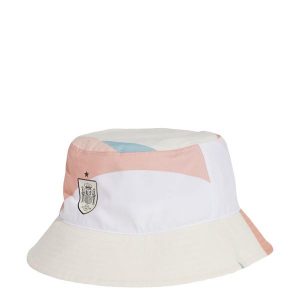 Czapka Spain (Women's Team) Away Bucket. Białe czapki ADIDAS, bez wzorów, z materiału. Za 129,00 zł.