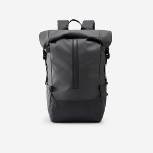 Second Life - Plecak rolltop 29 litrów - Stan Doskonały. Czarne plecaki DECATHLON. Za 186,99 zł.