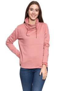 BLUZA MUSTANG Bella W Glitter 1009090 8187. Czerwone bluzy Mustang, bez wzorów. W wyprzedaży za 59,99 zł.
