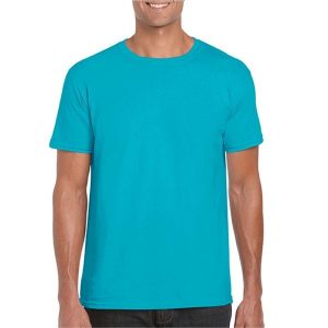 Koszulka Softstyle Dla Dorosłych Unisex. Zielone bluzki GILDAN, xl, bez wzorów, sportowe, bez kołnierzyka, bez ramiączek. Za 33,99 zł.