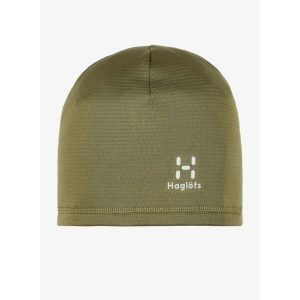 Czapka termoaktywna Haglofs L.I.M Winter Beanie. Zielone czapki Haglöfs, bez wzorów, sportowe. Za 88,99 zł.