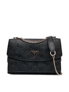 Guess Torebka Cresidia II HWPD98 88210 Czarny. Czarne torebki klasyczne Guess, z aplikacjami, ze skóry, bez dodatków. Za 419,99 zł.