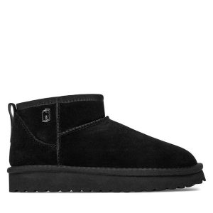 Śniegowce Liu Jo. Czarne buty zimowe Liu Jo, bez obcasa, bez zapięcia. Za 579,99 zł.