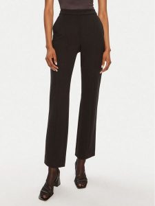 KARL LAGERFELD Chinosy 245W1001 Czarny Slim Fit. Czarne chinosy KARL LAGERFELD, bez wzorów, z wiskozy. Za 509,99 zł.