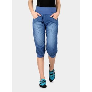 Spodenki wspinaczkowe damskie Ocun Noya Short Jeans. Niebieskie szorty Ocun, bez wzorów, z jeansu, sportowe. Za 293,99 zł.