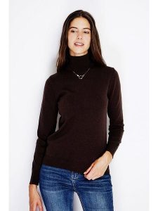 William de Faye Golf w kolorze brązowym rozmiar: 42. Brązowe golfy William de Faye, bez wzorów, z kaszmiru. Za 134,85 zł.