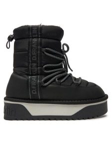 D.Franklin Śniegowce DFSH371006 Czarny. Czarne buty zimowe D.Franklin, z materiału, bez obcasa, bez zapięcia. Za 299,00 zł.