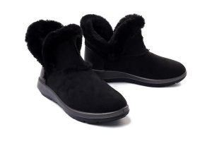BEFADO DR ORTO CASUAL 156D 903 czarny, botki profilaktyczne damskie. Czarne botki Befado Dr Orto, na zimę, bez wzorów, bez obcasa, bez zapięcia. Za 124,90 zł.