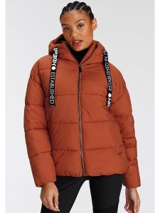 Icepeak Kurtka pikowana "Vacha" w kolorze pomarańczowym rozmiar: 36. Pomarańczowe kurtki Icepeak, bez wzorów, bez kaptura. Za 311,85 zł.