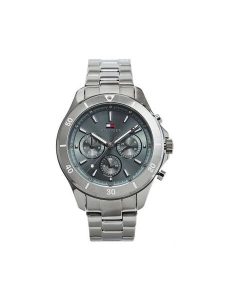 Tommy Hilfiger Zegarek Aspen 1782638 Srebrny. Szare, analogowe zegarki TOMMY HILFIGER. Za 569,99 zł.