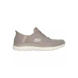 Femme SUMMITS-CLASSY NIGHT Skechers TPGD 150128 Marron Skechers. Brązowe buty sportowe Skechers, bez wzorów, bez zapięcia. W wyprzedaży za 336,00 zł.