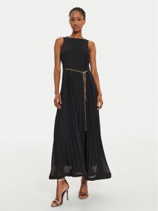 ViCOLO Sukienka wieczorowa TS0395 Czarny Regular Fit. Czarne kombinezony ViCOLO, s, bez wzorów, z syntetyku, wizytowe, bez kołnierzyka, bez ramiączek. Za 399,99 zł.