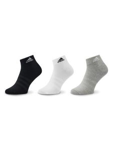 Adidas Skarpety krótkie Thin and Light Ankle Socks 3 Pairs IC1283 Szary. Szare komplety bielizny ADIDAS, bez wzorów, z bawełny. Za 49,99 zł.