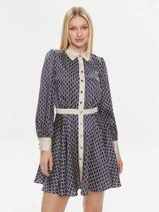 Marciano Guess Sukienka koszulowa Poly 4GGK13 9859Z Kolorowy Regular Fit. Kombinezony Marciano Guess, z aplikacjami, z syntetyku, bez kołnierzyka, bez ramiączek, koszulowe. Za 479,99 zł.