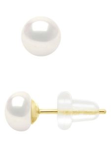 ATELIERS SAINT GERMAIN Złote kolczyki-wkrętki z perłami rozmiar: onesize. Białe kolczyki ATELIERS SAINT GERMAIN, z perłą, złote. Za 173,99 zł.