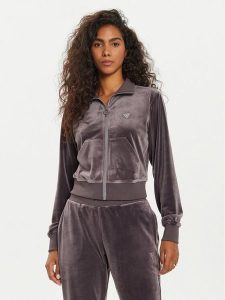 Guess Bluza V3BQ22 KBXI2 Zielony Regular Fit. Zielone bluzy Guess, l, z aplikacjami, z syntetyku, bez kaptura. Za 179,99 zł.